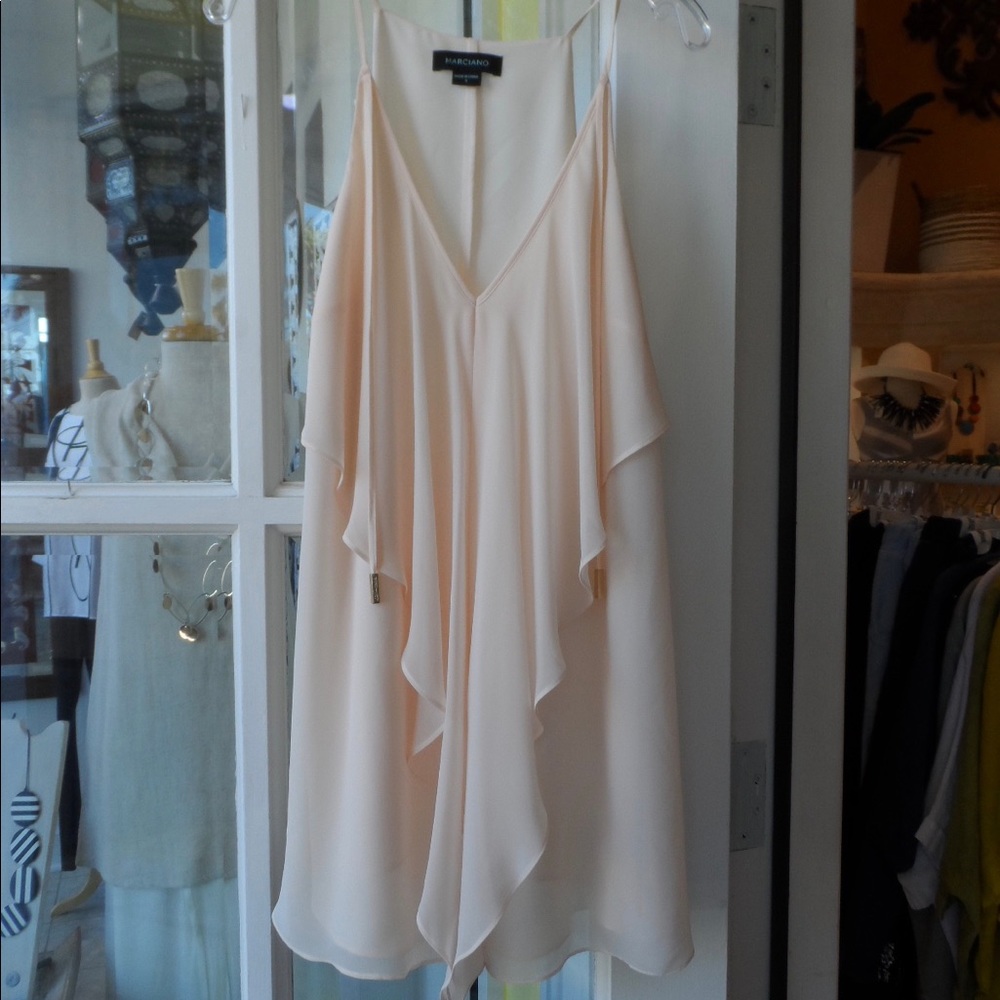 Marciano Light Ruffle Dress